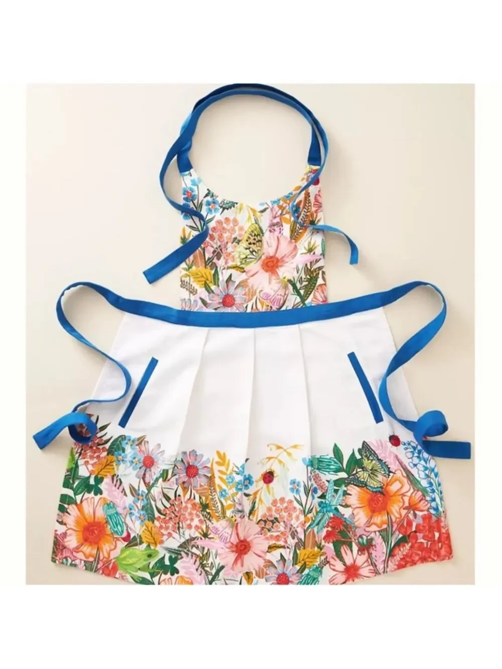 Anthropologie Gardenia Apron Twill Kitchen Baking Cooking Housewarming NEW